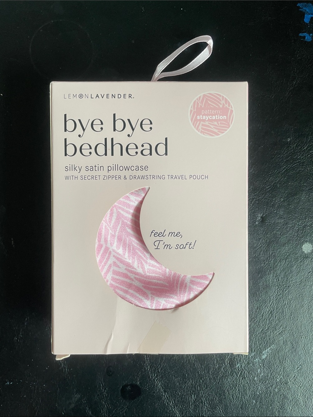 Lemon Lavender Bye Bye Bedhead Satin Pillowcase - Pink